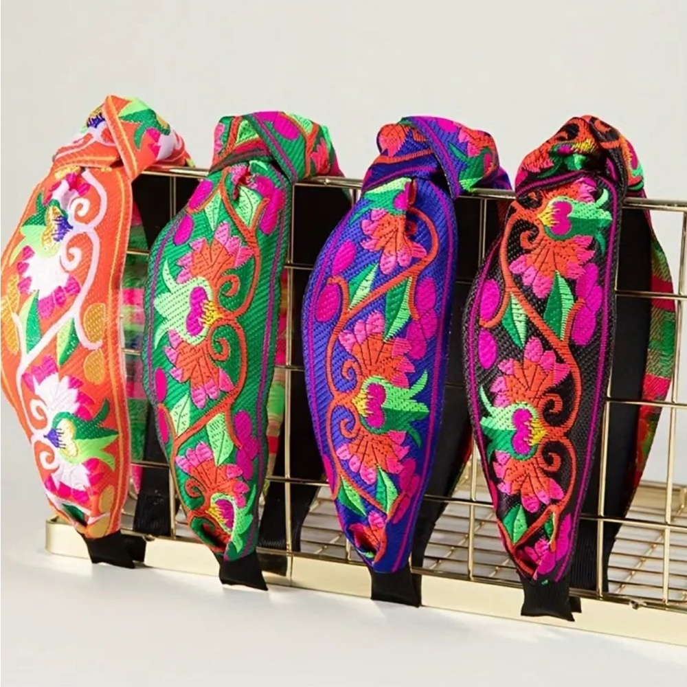 Colorful Floral Headbands